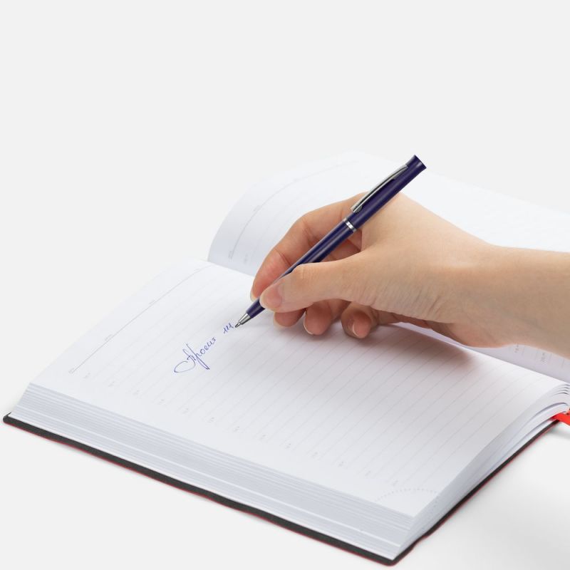 Ручка шариковая Euro Chrome, синяя