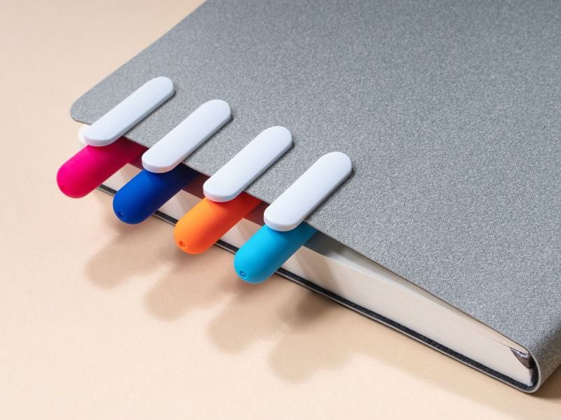 Ручка шариковая Swiper Soft Touch, голубая с белым