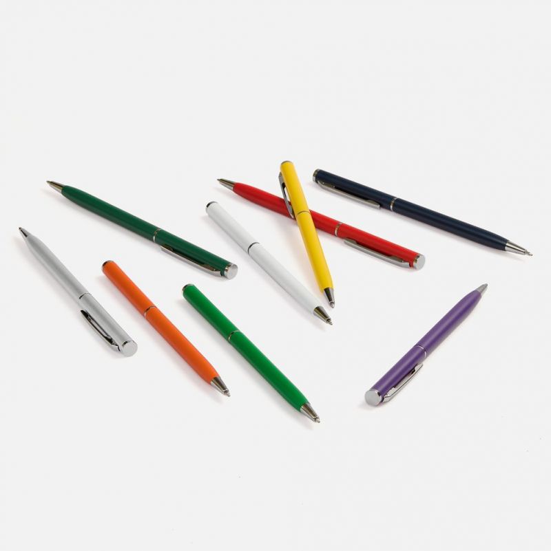 Ручка шариковая Hotel Chrome, ver.2, матовая красная