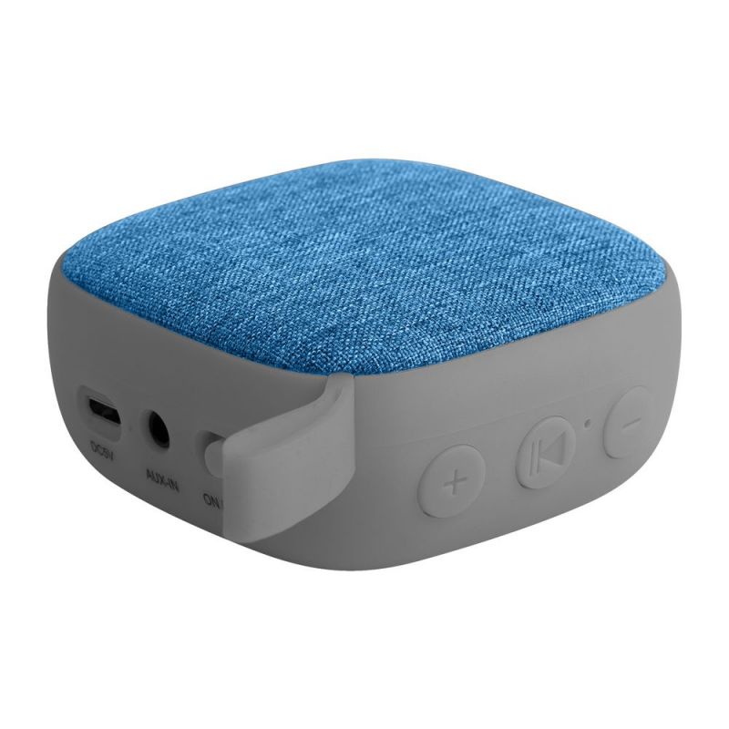 Беспроводная колонка Chubby, серая с голубым Беспроводная колонка Chubby, серая с голубым