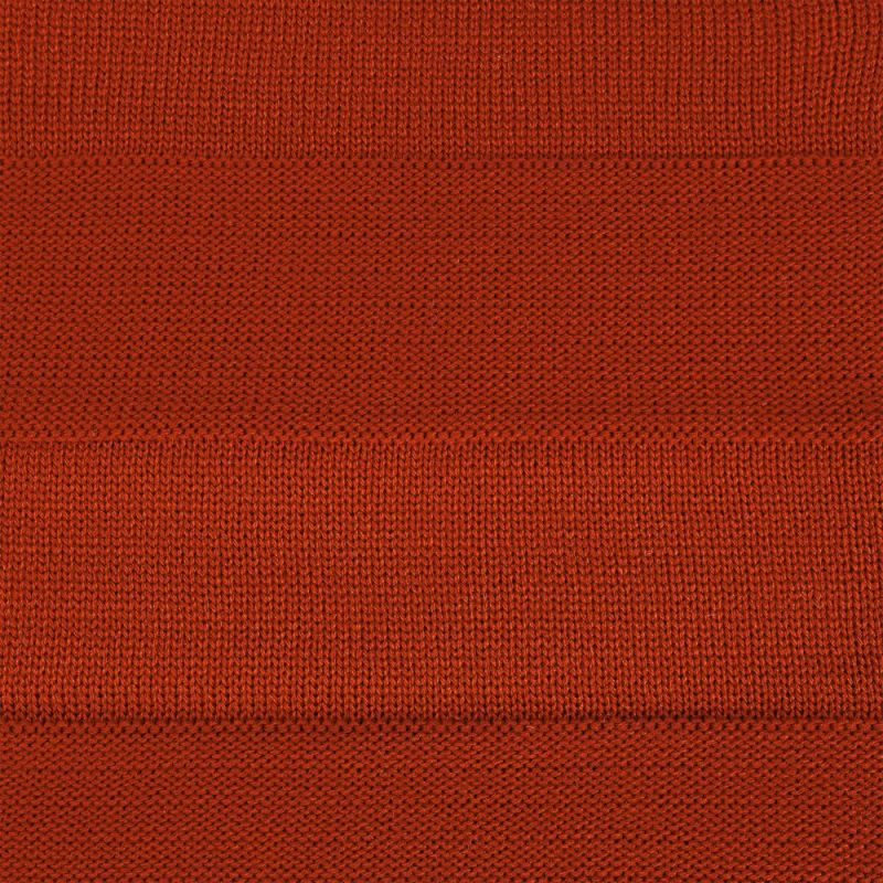 Плед Pleat, коричневый (терракота)