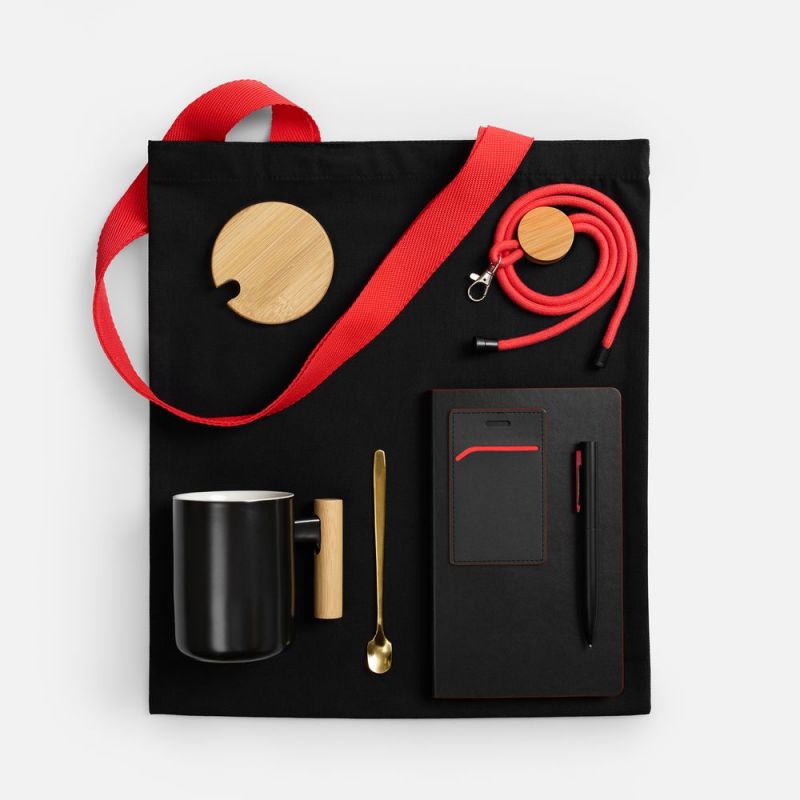 Набор Trait Office, черный с красным