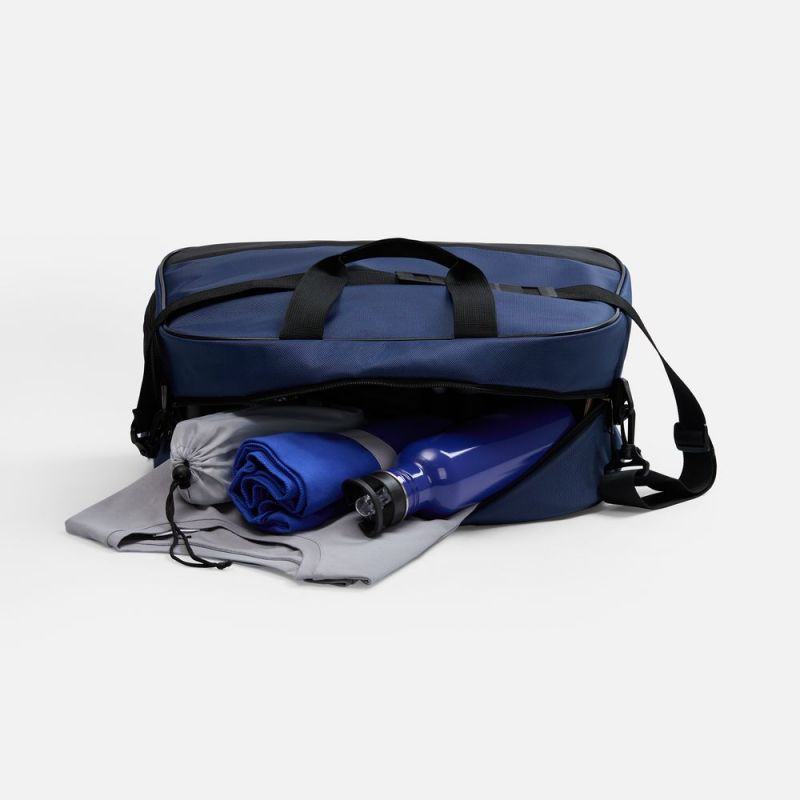 Спортивная сумка Atlantes, темно-синяя с черным