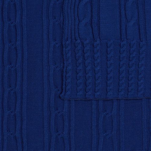 Плед Remitti, темно-синий (кобальт)