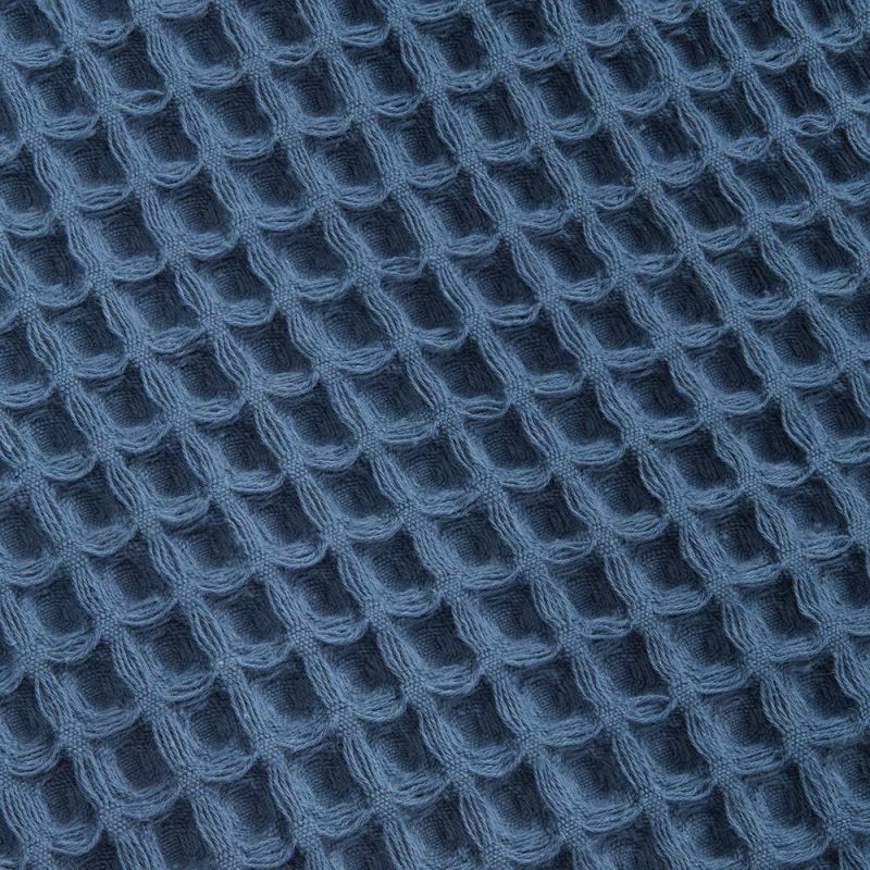 Плед вафельный Elenglect, темно-синий