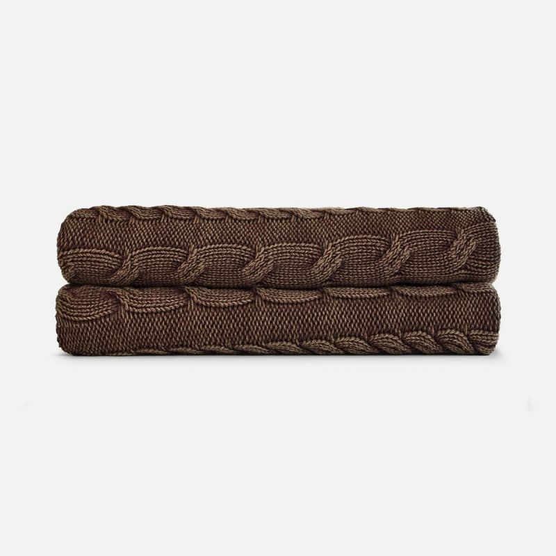 Плед Hygge, коричневый