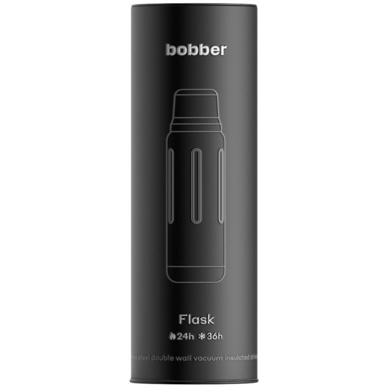 Термос Flask 470, вакуумный, стальной матовый
