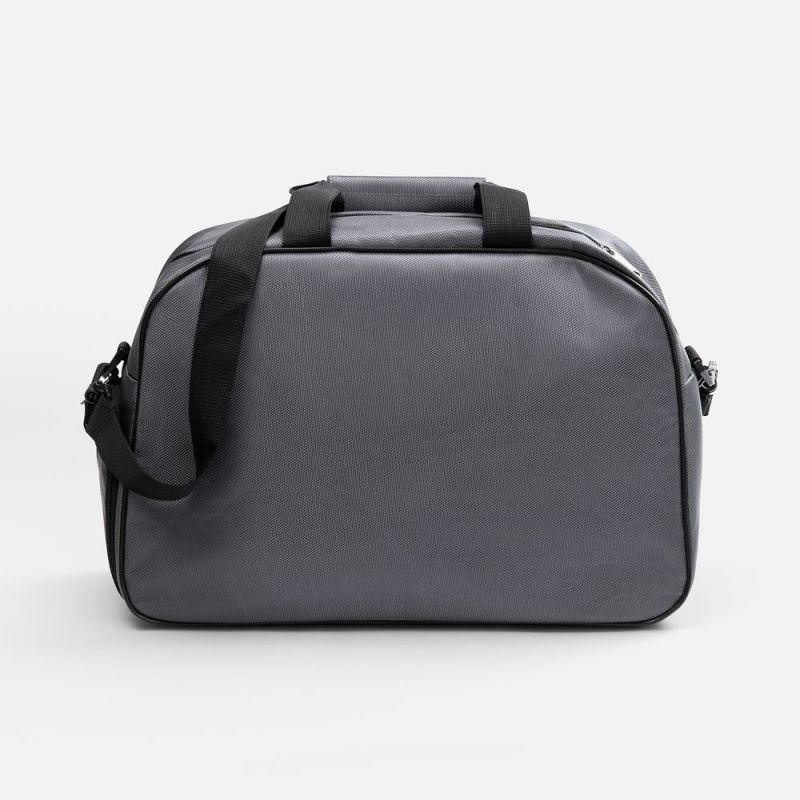 Спортивная сумка Atlantes, светло-серая с черным