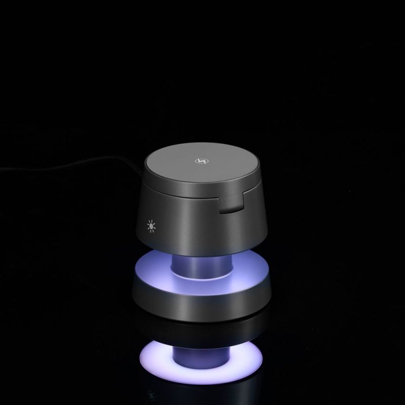 Станция беспроводной зарядки с подсветкой Lume, серая