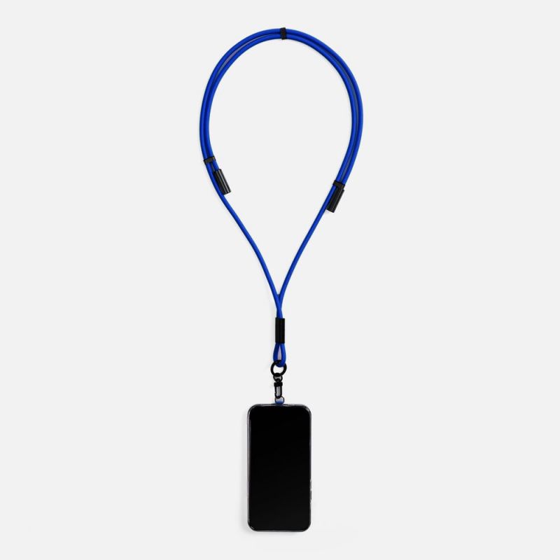 Кабель-ланьярд energyFlex Power Delivery 60 Вт, темно-синий