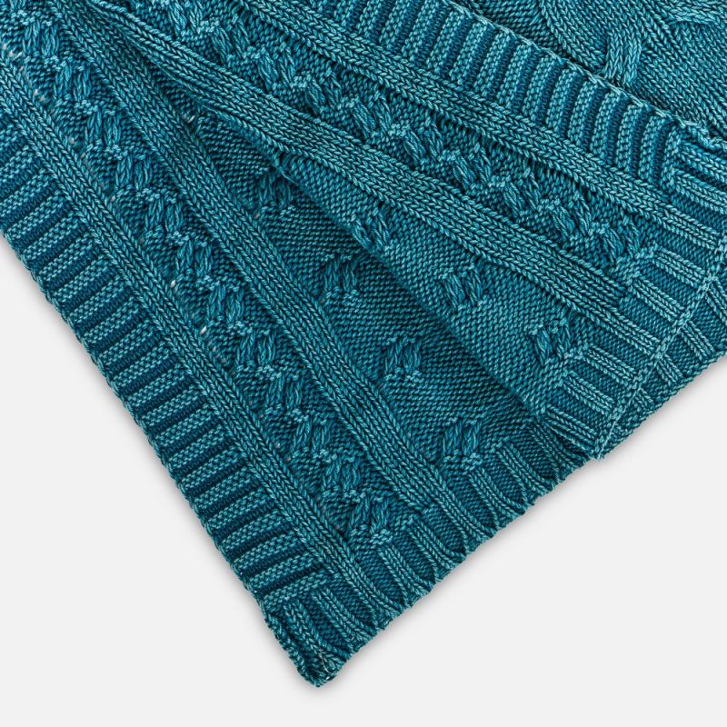 Плед Hygge, темно-зеленый